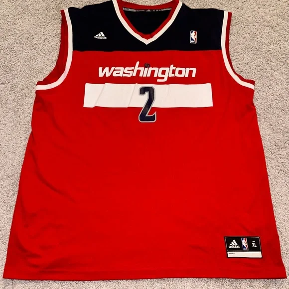 adidas Shirts Adidas John Wall Men Xl Washington Wizards Red